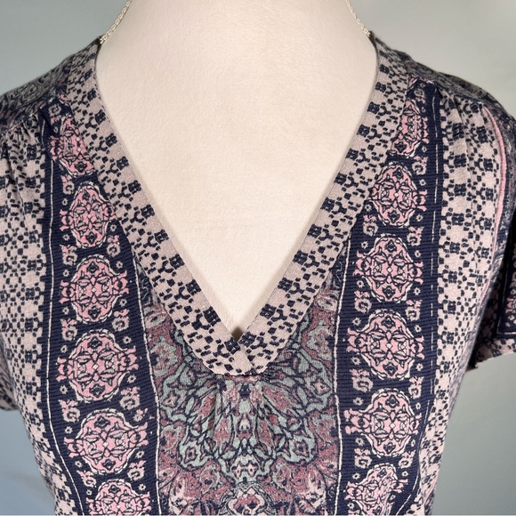 Lucky Brand short sleeve knit top - Picture 3 of 5